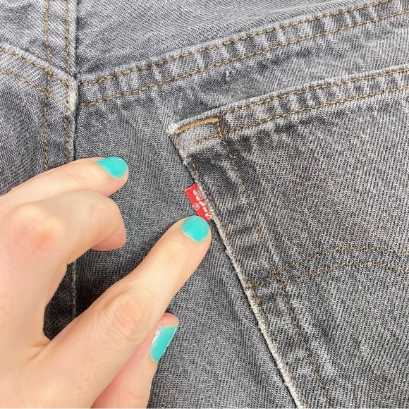 Vintage 80s Levi’s 501 - 0658 Custom Jeans Waist 29 Women Size 6 8 Leopard Plaid - Picture 11 of 16